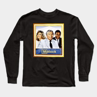 Matlock TV Show Gold BLK Long Sleeve T-Shirt